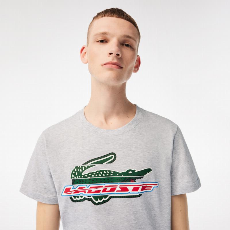 Lacoste Sport Cotton Ecological Gray T -shirt