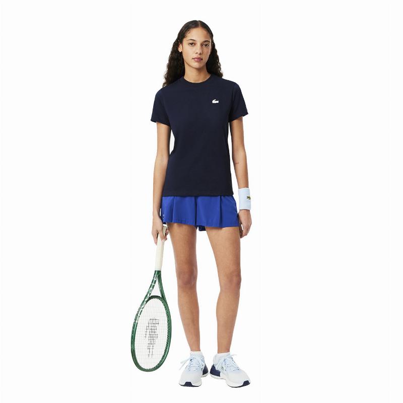 Camiseta Lacoste Sport Azul Marino Mujer