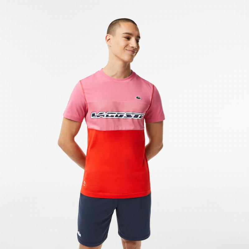 Lacoste Sportv Red Lacoste T -Shirt