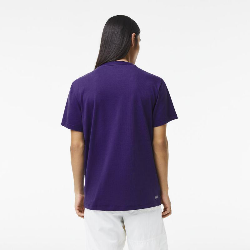 Lacoste Sport Purple T -Shirt