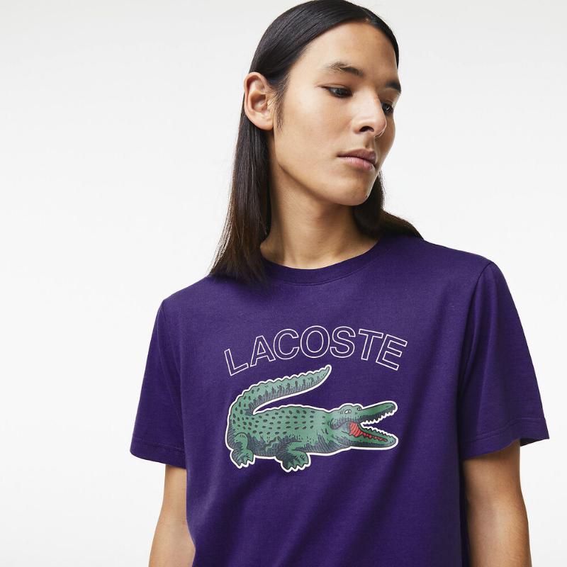 Lacoste Sport Purple T -Shirt