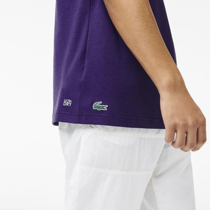 Lacoste Sport Purple T -Shirt