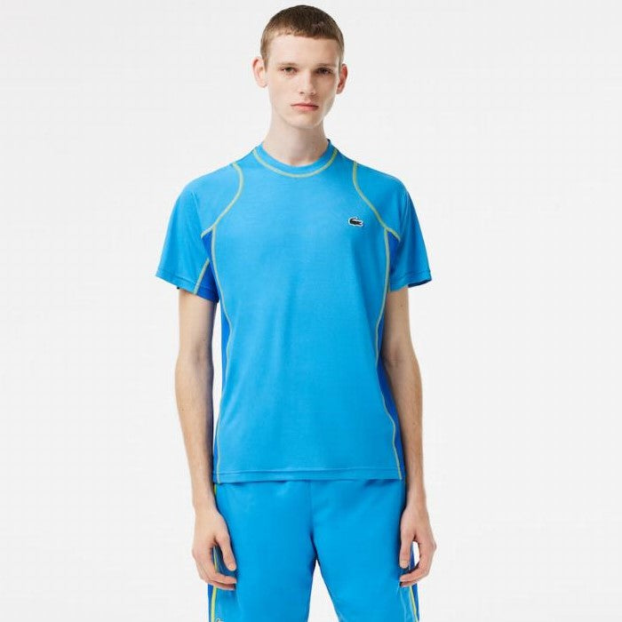 Lacoste Sport Pique Blue T -Shirt