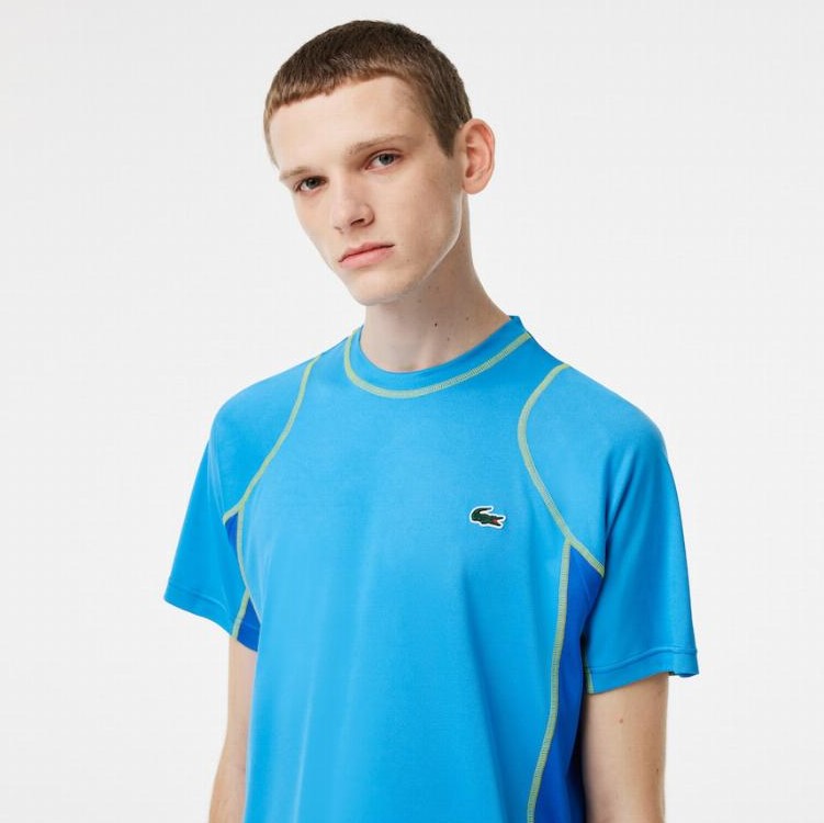 Lacoste Sport Pique Blue T -Shirt