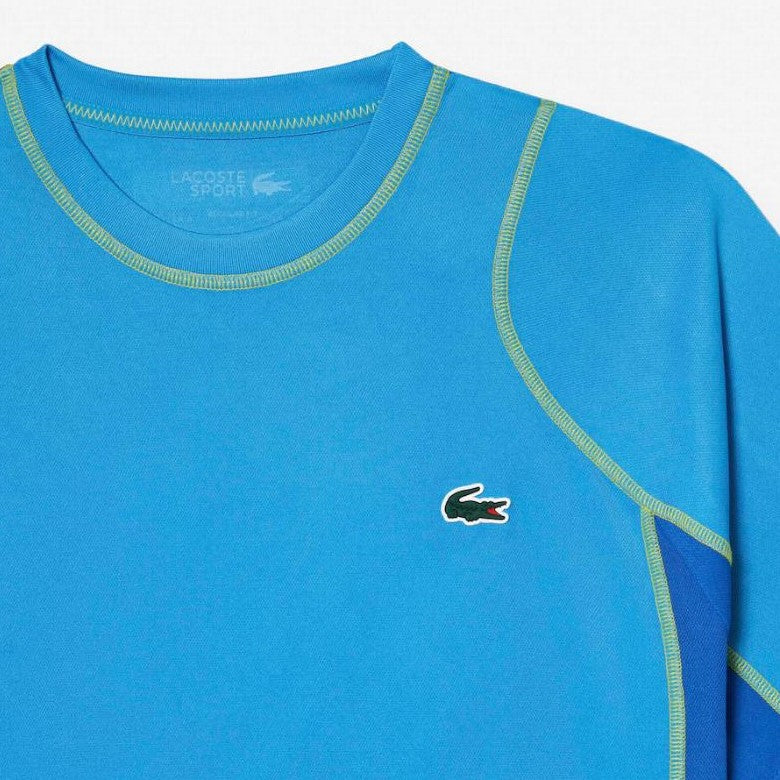 Lacoste Sport Pique Blue T -shirt