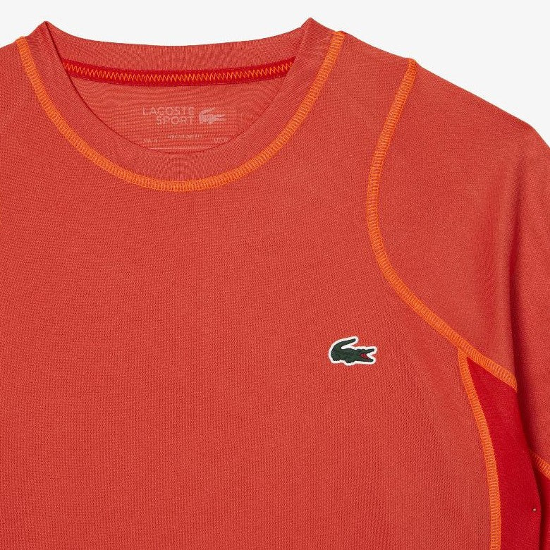 Lacoste Sport Pique Orange T -shirt