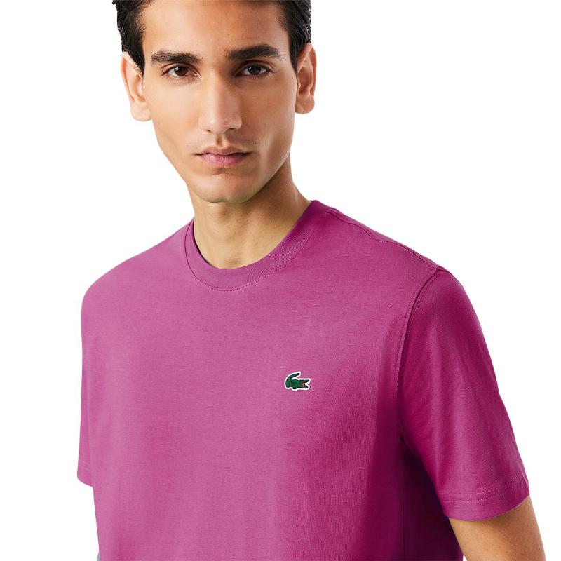 Camiseta Lacoste Sport Regular Fit Malva