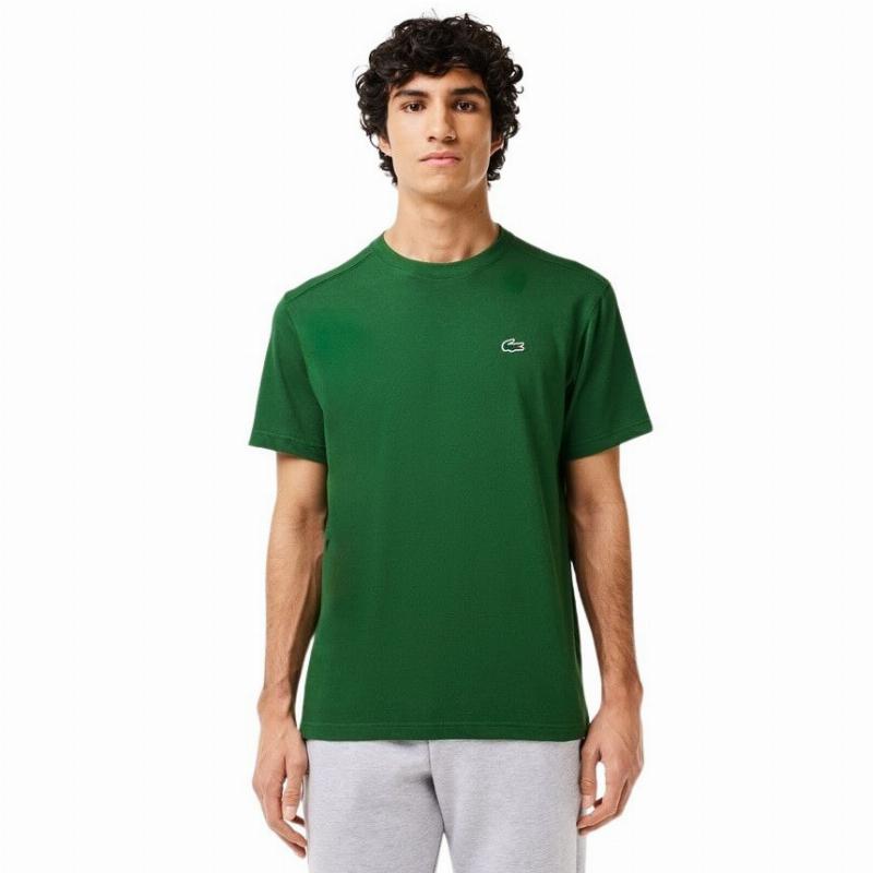 Camiseta Lacoste Sport Regular Fit Verde Oscuro