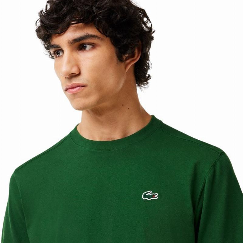 Camiseta Lacoste Sport Regular Fit Verde Oscuro