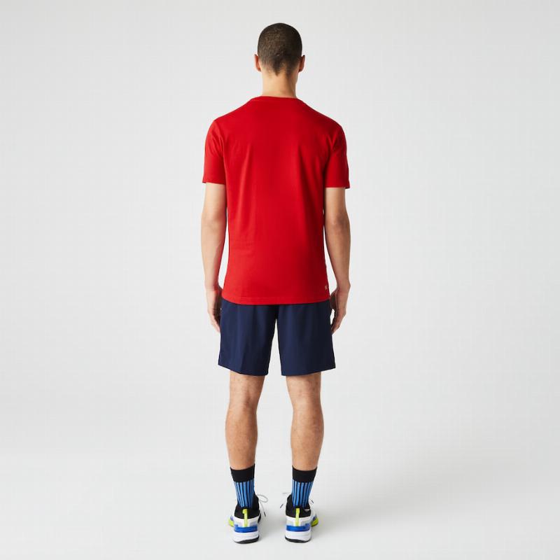 Shirt Red Lacoste Sport