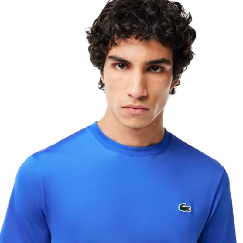 Shirt blu lacoste sport slim fit