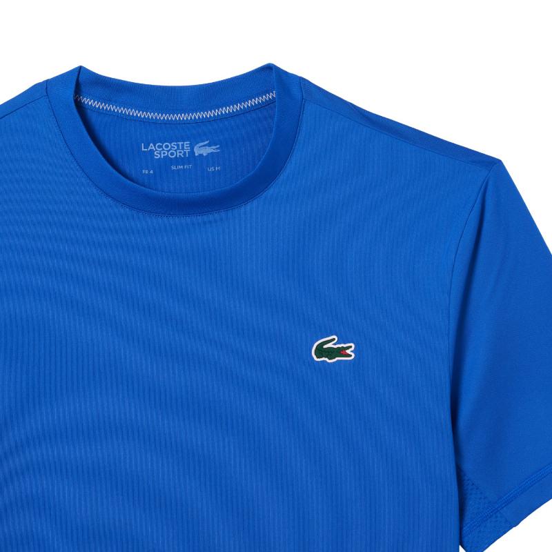 Shirt blu lacoste sport slim fit