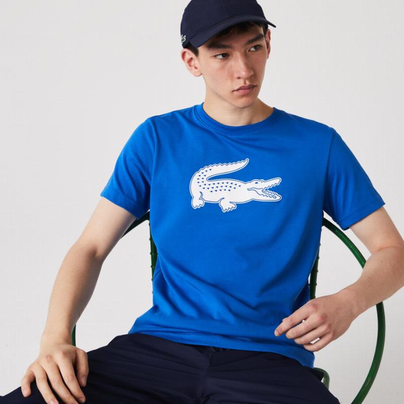 Lacoste Sport Breathable T-shirt Blue