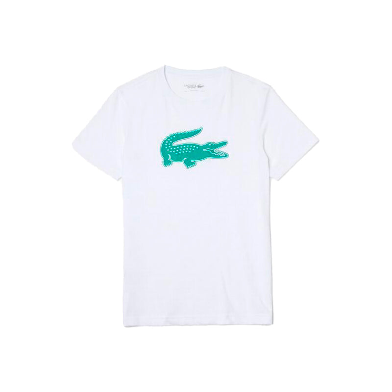 Lacoste Sport Transpirable White T -Shirt