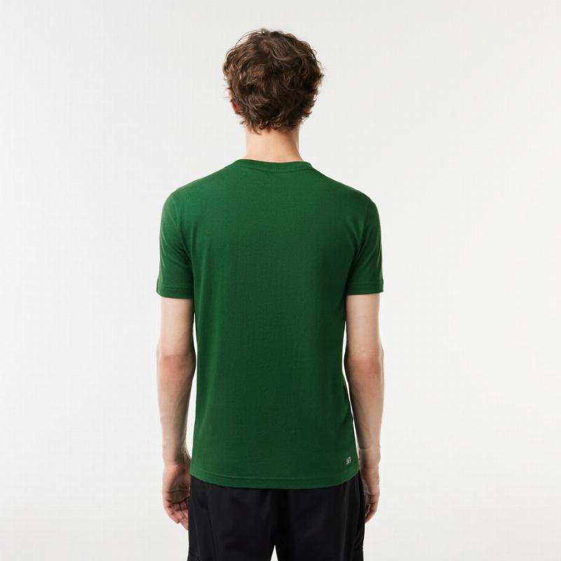 Lacoste Sport -green weißes grünes t -Shirt