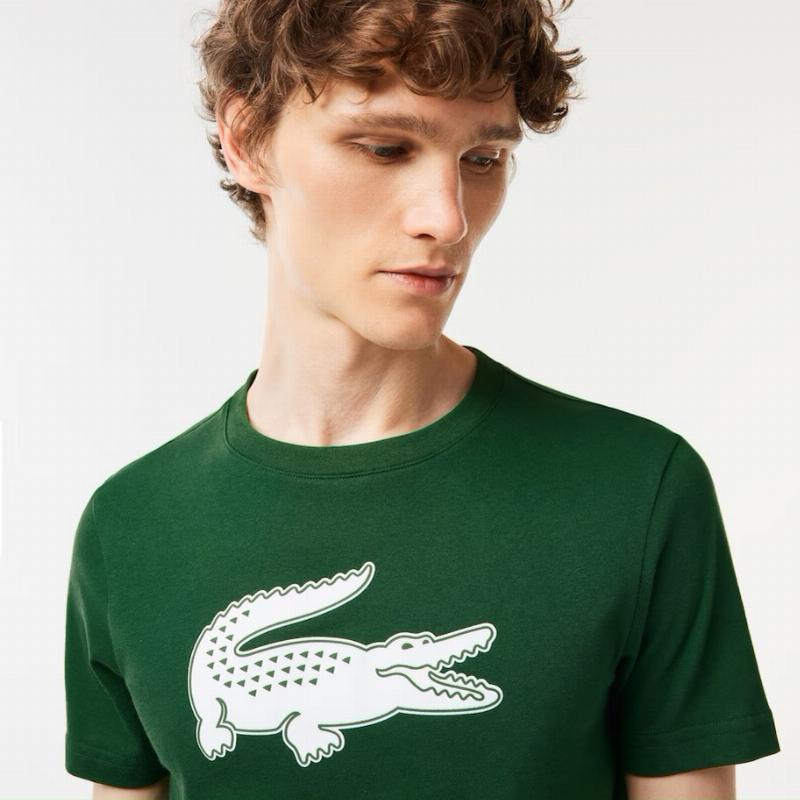 Lacoste Sport -green weißes grünes t -Shirt