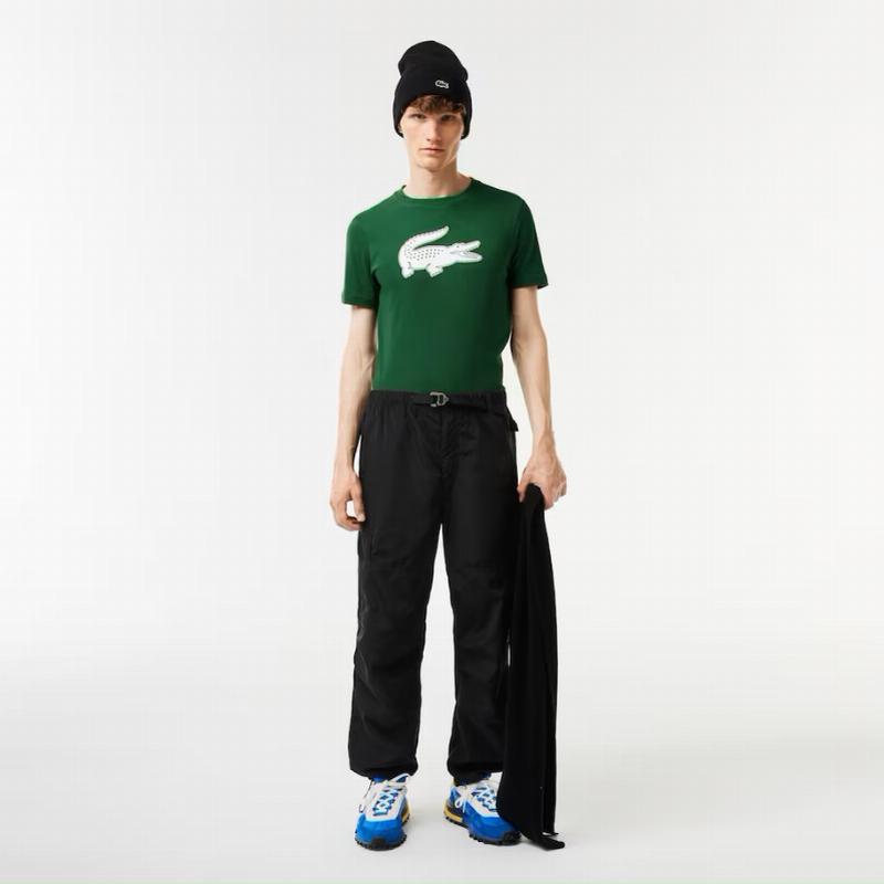 Lacoste Sport -green weißes grünes t -Shirt