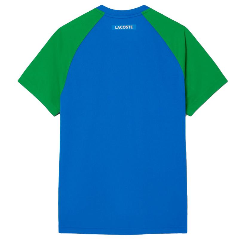 Camiseta Lacoste Ultra Dry Azul Marino Verde