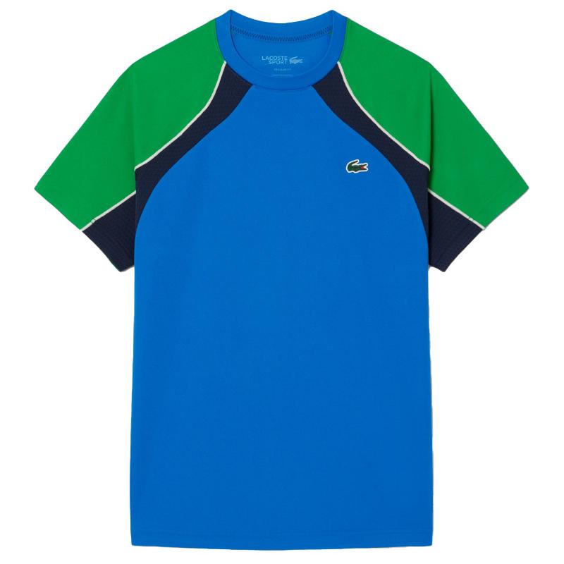 Camiseta Lacoste Ultra Dry Azul Marino Verde