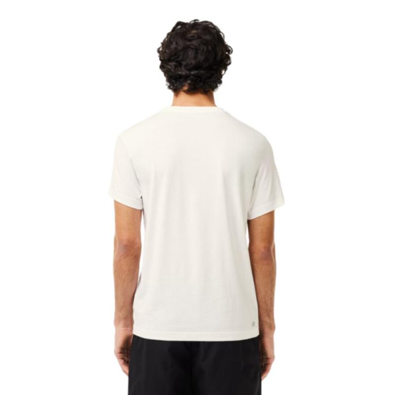 Lacoste Ultra Dry White T -Shirt