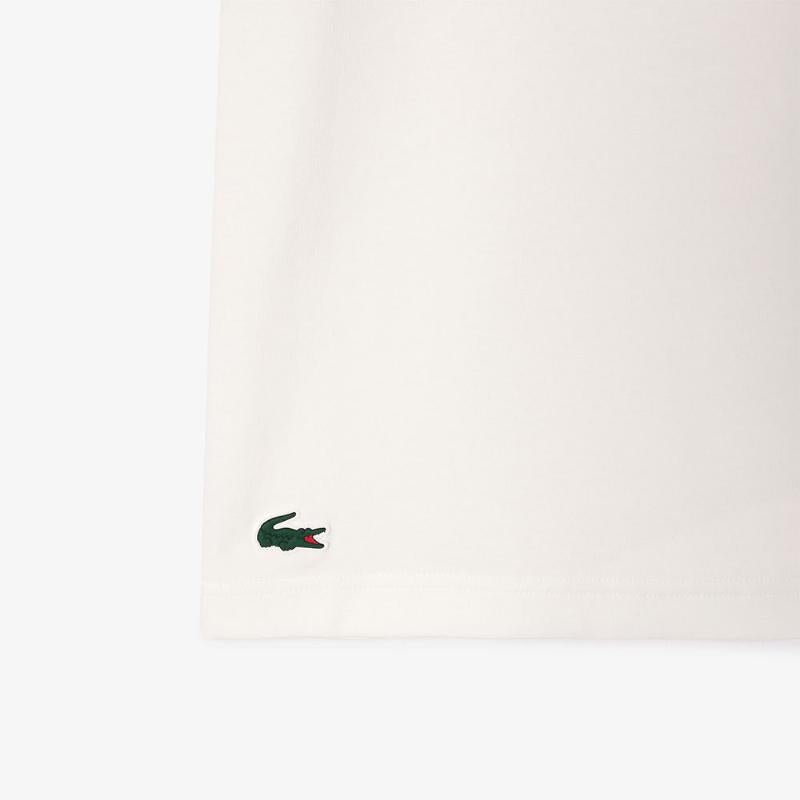 Lacoste Ultra Dry White T -Shirt