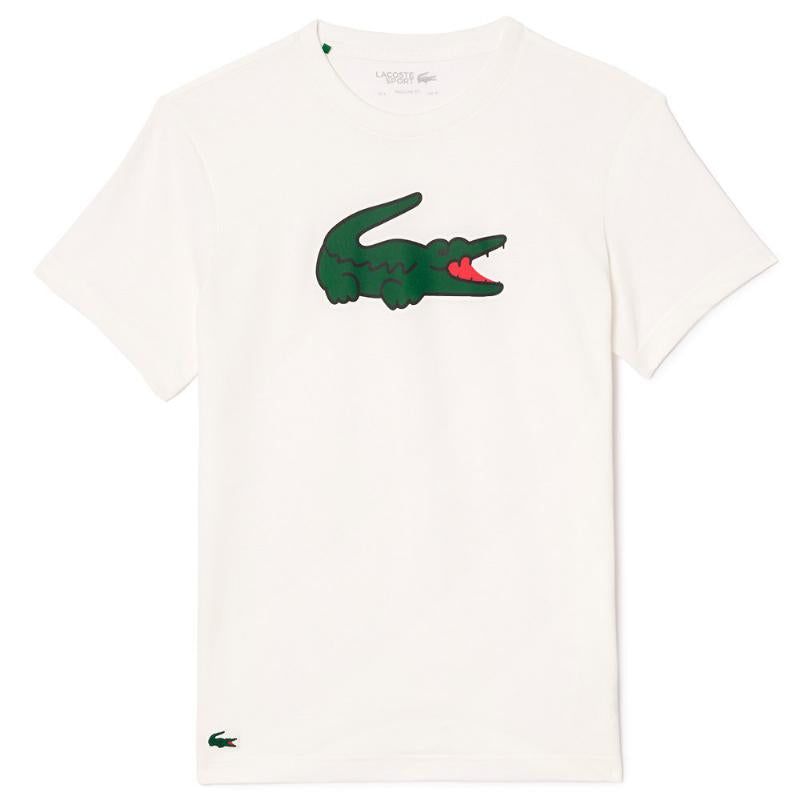 Lacoste Ultra Dry White T -Shirt