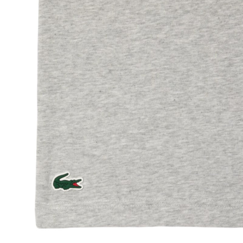 T -Shirt grigio a secco lacoste