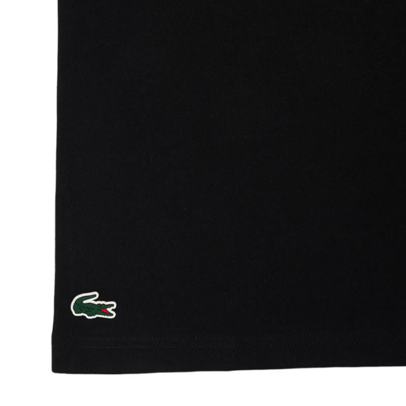 Lacoste Ultra Dry Black White T -Shirt