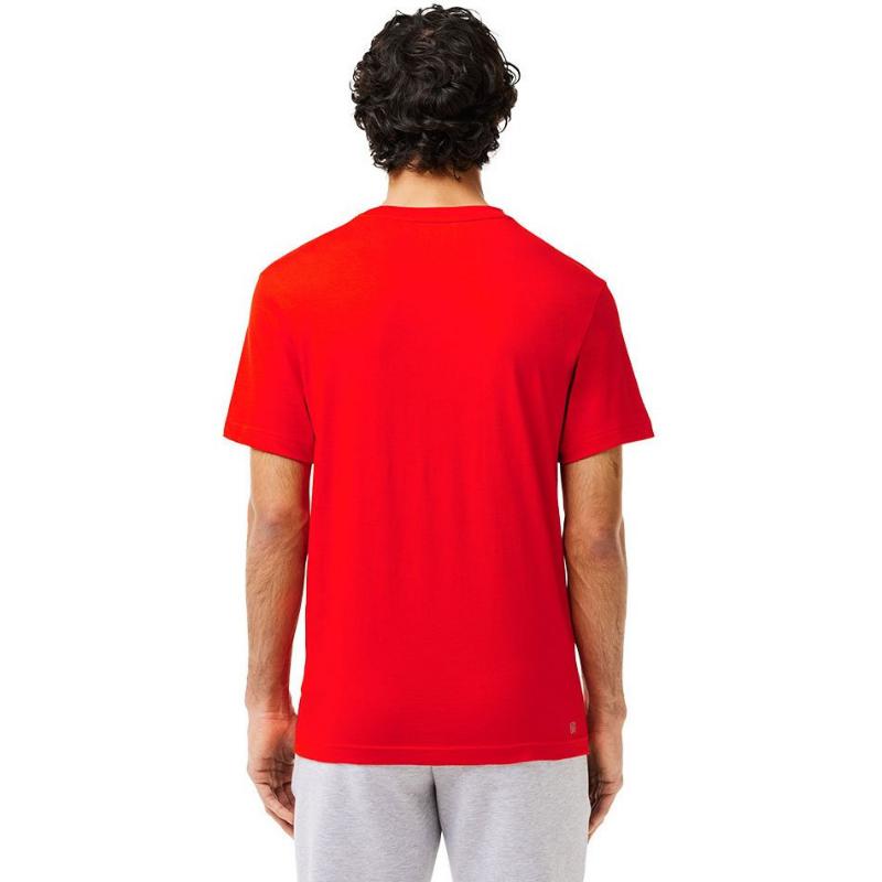 Lacoste ultra trocken rot t -Shirt