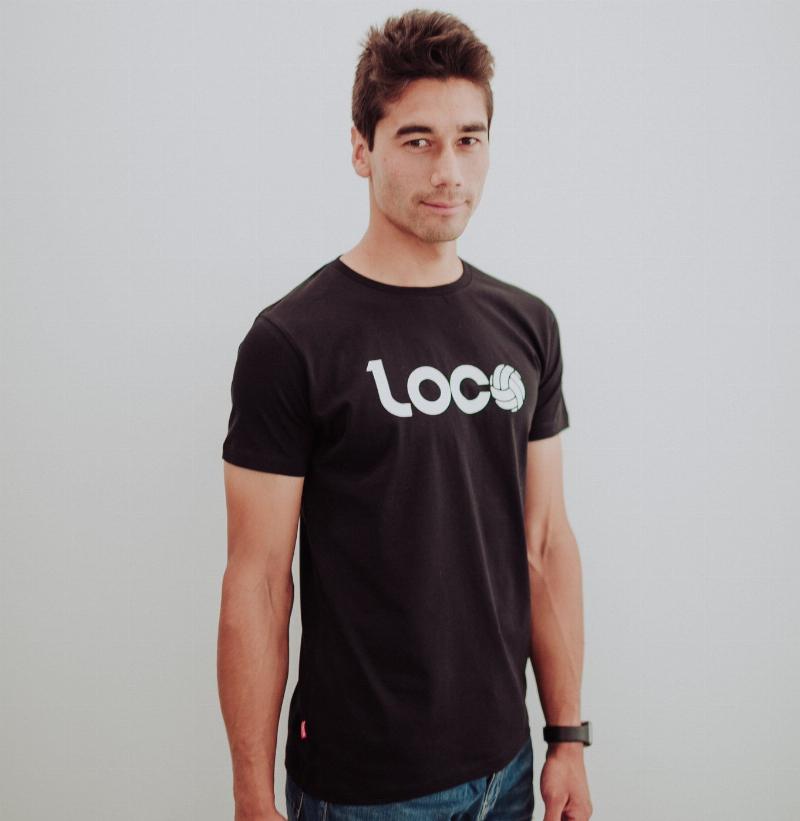 Camiseta Loco Esencia Negro Blanco