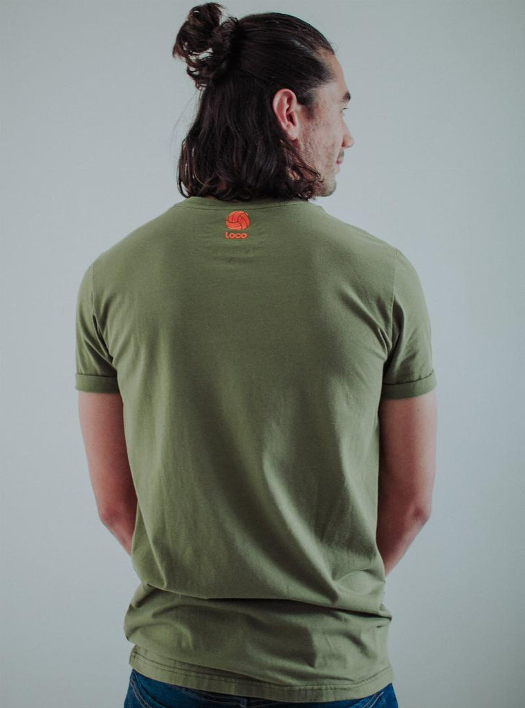 Crazy t -Shirt Marco Kreditgeber Orange Green