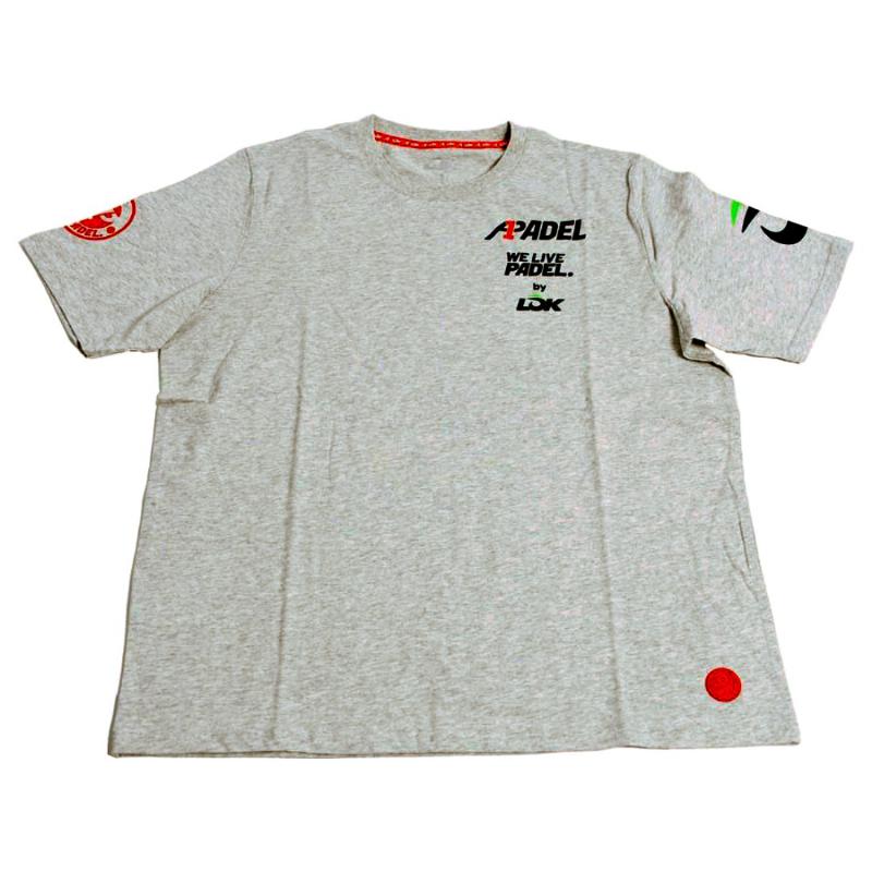 Camiseta Lok A1 Padel Bridger Gris Melange