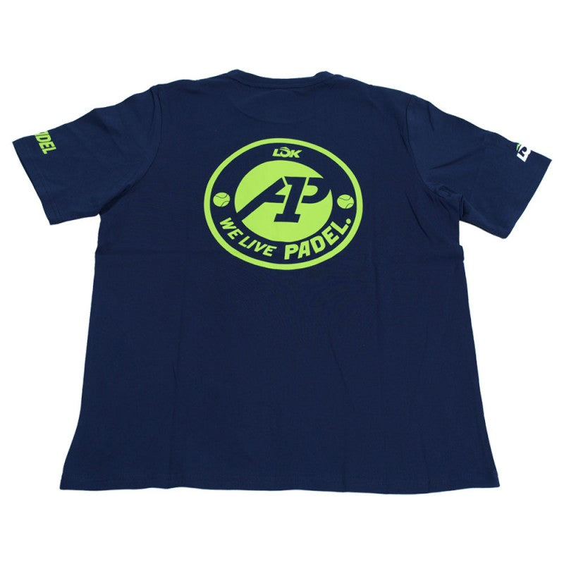 Camiseta Lok A1 Padel Glacier Azul Marino