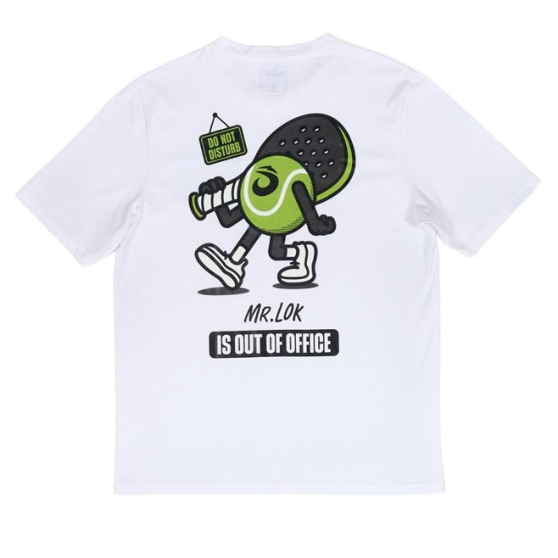 Camiseta Lok Out Of Office Blanco