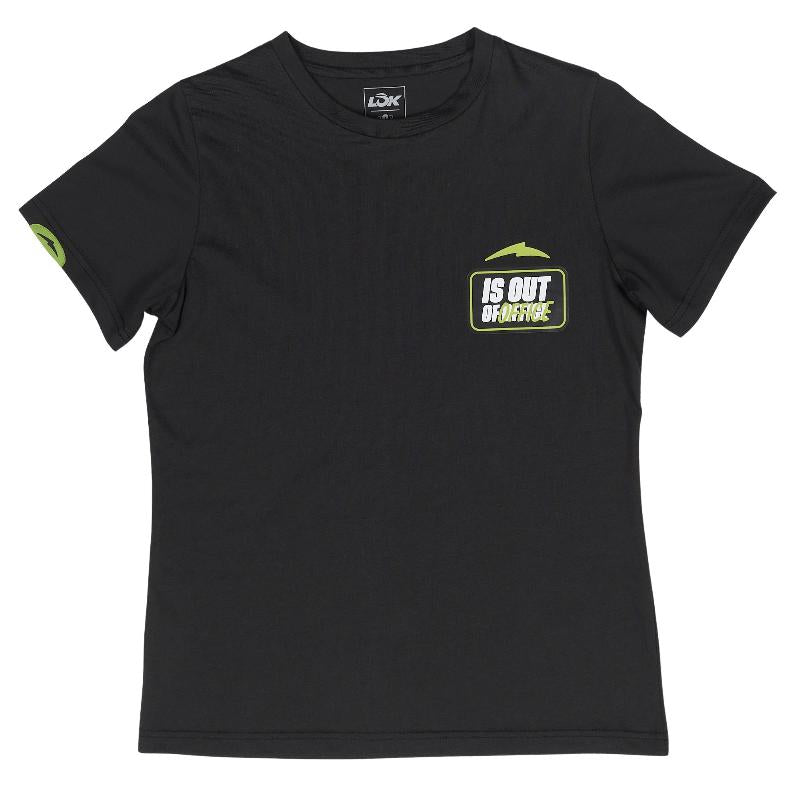 Lok Out Of Office Black Woman T -shirt
