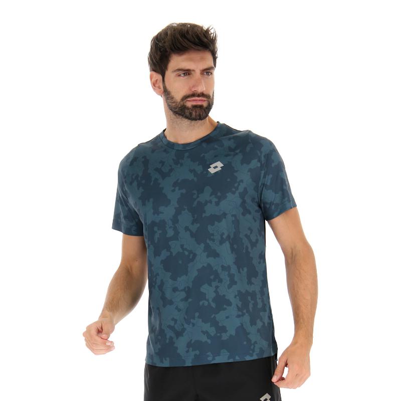 Camiseta Lotto Run Fit II Verde Oscuro