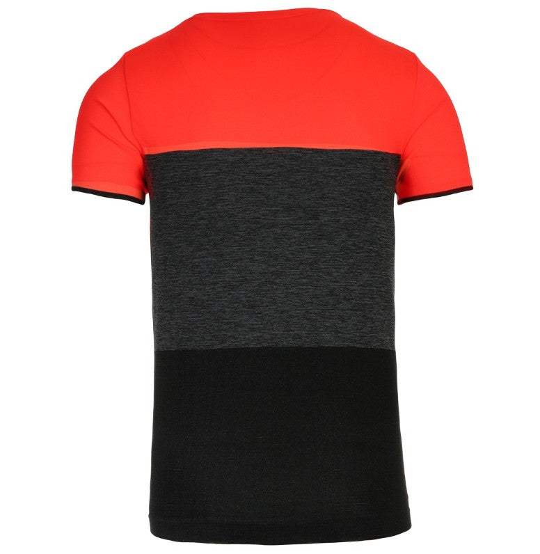 Camiseta Lotto Tech Seamless Coral Negro