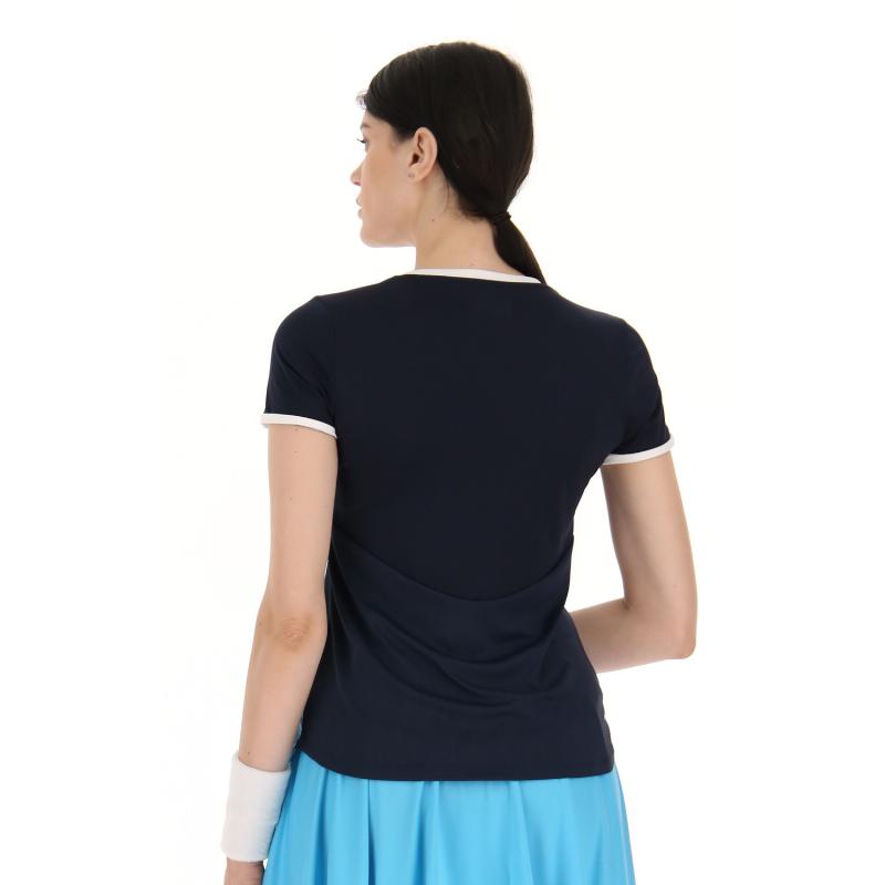 Lotto Top iv t -Shirt degradierte blaue Frau