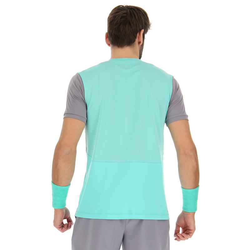 Lotto Top IV turquoise turquoise gris argent vert