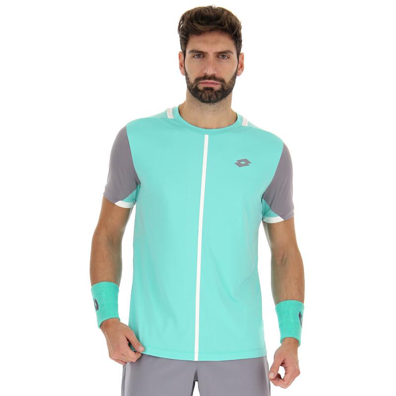 Lotto Top IV turquoise turquoise gris argent vert