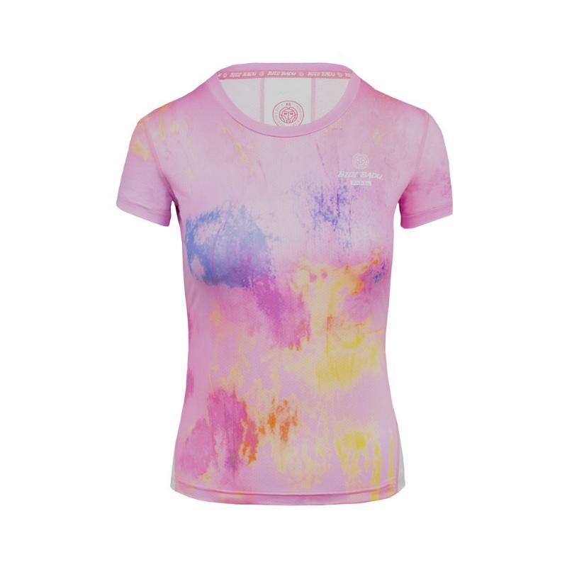 Manga t -shirt badu padel eve rose blanc