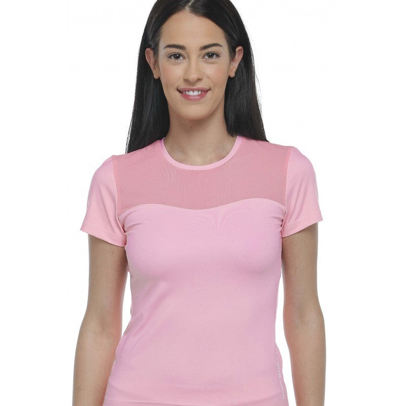 Drop Shot Shot Shot Pink Sleeve T -Shirt