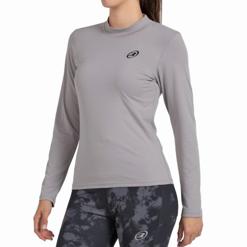 Camiseta Manga Larga Bullpadel Beldo Humo Mujer