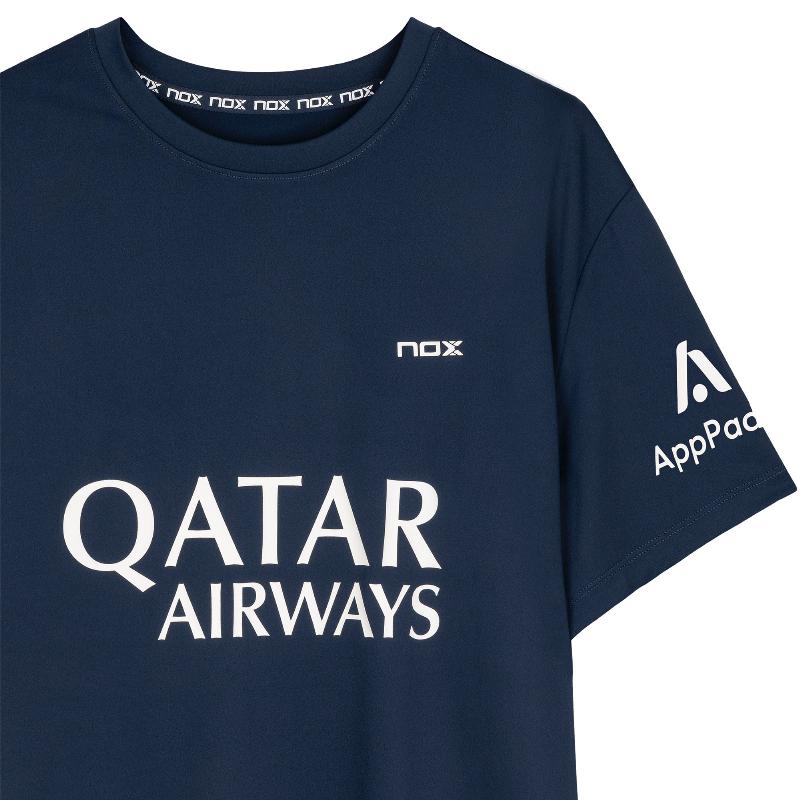 Nox Agustin Tapia Sponsoren AT10 Blue Dark Blue T -Shirt 2024