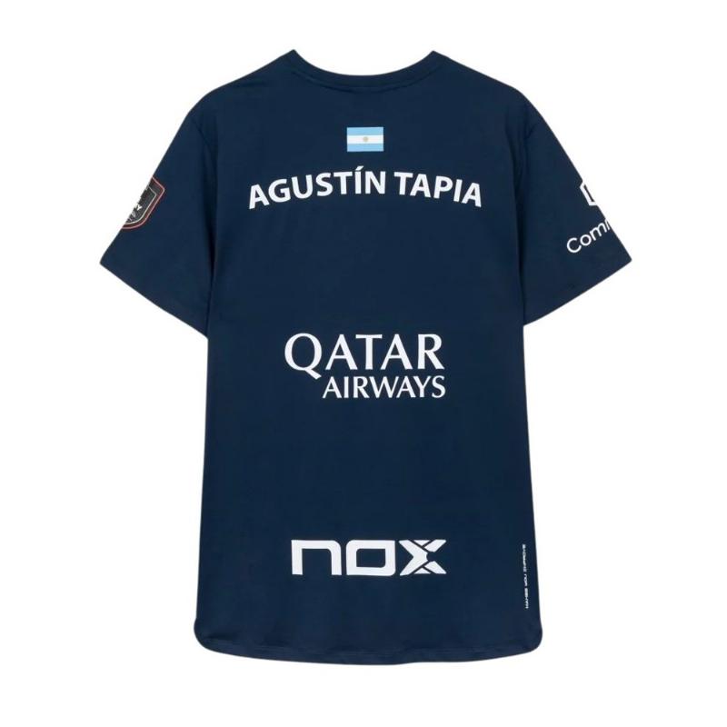 Camiseta Nox Agustin Tapia Sponsors AT10 Azul Oscuro 2026
