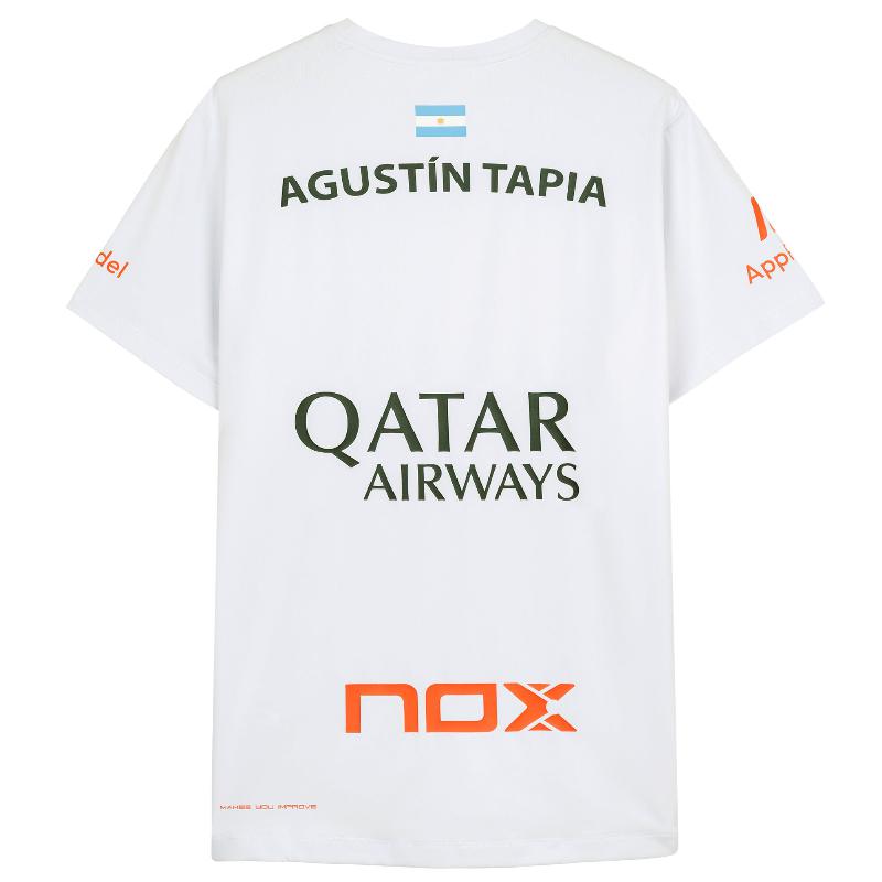 Nox Agustin Tapia parraine à 10 Blanco 2024 T -Shirt 2024