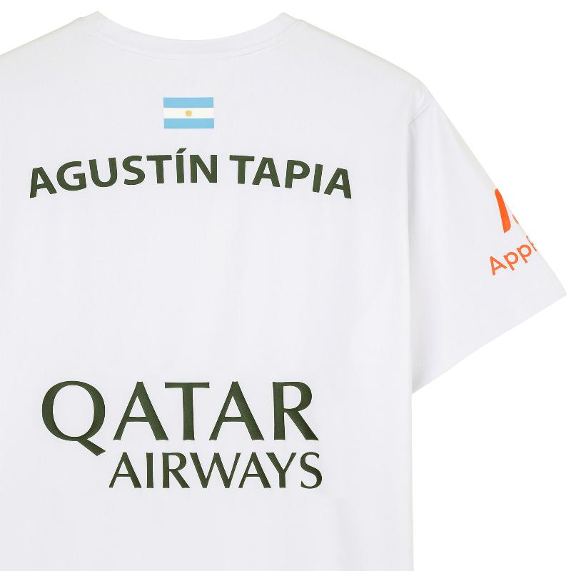 Nox Agustin Tapia Sponsoren AT10 Blanco 2024 T -Shirt 2024