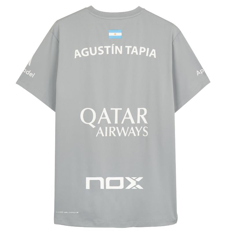 NOx Agustin Tapia Sponsors At10 Gray 2024 t -shirt 2024