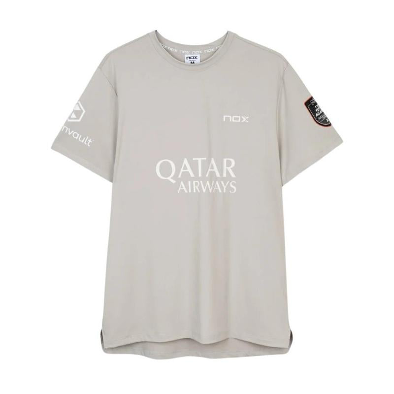 Camiseta Nox Agustin Tapia Sponsors AT10 Gris Claro 2026