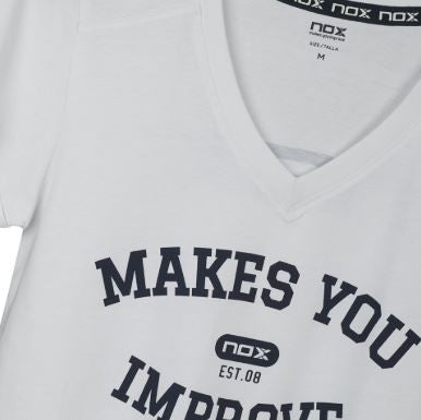Camiseta Nox Mujer Basic Blanco